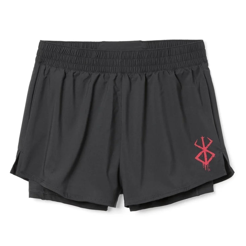 (Feminino) Shortinho Fit Duplo - BERSERK LOGO